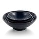 9.5'' Round Ribbed Noodle Bowl 24.3x24.3x8.8cm Matte Black