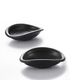 6.8'' Melamine Round Bowl with Rolled edge17x14.5x4cm Matt Black