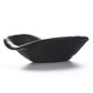 6'' Melamine Shell Bowl 15x12.5x4.5cm Matt Black