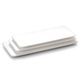 12.75'' Melamine Rectangle Sushi Plate 32.3x13.7x1.3cm White