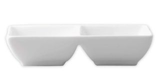 Square Sauce Jug with 2 Compartment