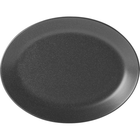 Oval Plate 300mm SEASONS Graphite