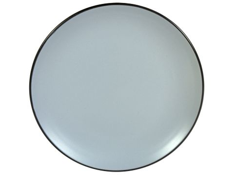 Solid Round Plate Grey 195mm GUSTA Out of the Blue