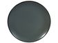 Solid Round Plate Dark Grey 195mm GUSTA Out of the Blue