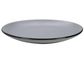 Solid Round Plate Dark Grey 195mm GUSTA Out of the Blue