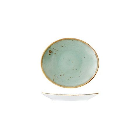 Samba Oval Coupe Plate 215x190mm FORTESSA ERTHE Celadon