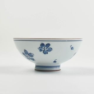 Round Rice Bowl 110mm HASAMI Flower