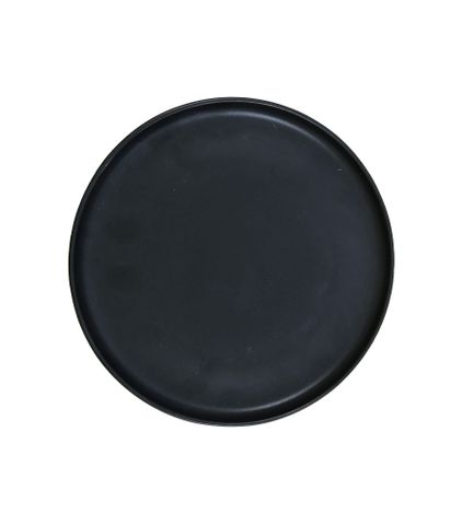10'' Round Pizza Plate 255mm LUMAS Black