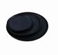 10'' Round Pizza Plate 255mm LUMAS Black