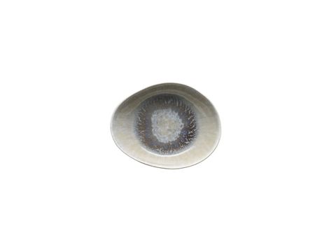 Oval Bowl Flared 205x165x20mm VILAMOURA Magnolia Reactive