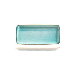 Rectangular Plate 340x160mm BONNA AURA Aqua