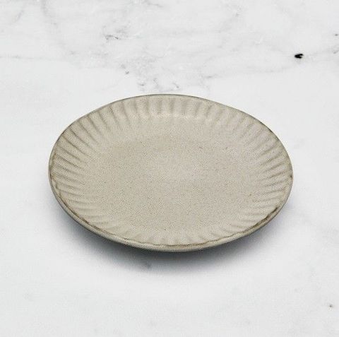 5'' Round shell Dish/Plate 130mm LUMAS Beige