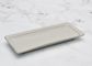 Rectangle Plate 255x100mm LUMAS Carved Line