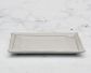 Rectangle Plate 185x120mm LUMAS Carved Line