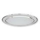 Oval Platter Rolled Edge 18/8 HD 300mm