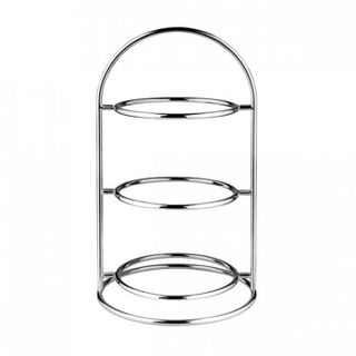 3 Tier Platter Stand Chrome Platted ATHENA