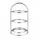 3 Tier Platter Stand Chrome Platted ATHENA