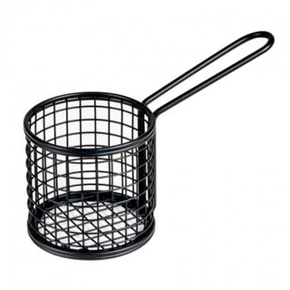 Service Basket - Round Black 84x80x180mm MODA