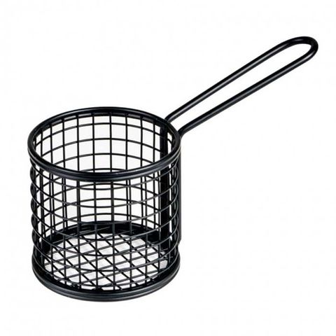 Service Basket - Round Black 84x80x180mm MODA