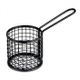 Service Basket - Round Black 84x80x180mm MODA