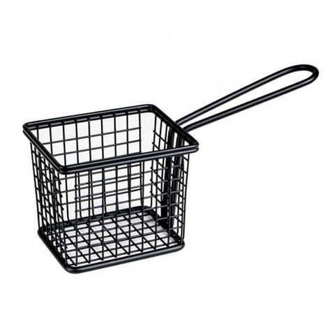 Service Basket - Rectangle Black 94x78x80mm MODA