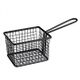 Service Basket - Rectangle Black 120x100x80mm MODA