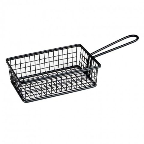 Service Basket - Rectangle Black 160x104x50mm MODA