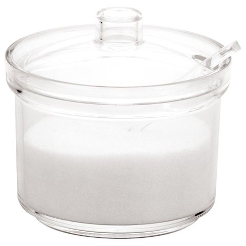 Acrylic Condiment Jar with Lid 200ml