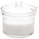 Acrylic Condiment Jar with Lid 200ml