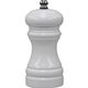 Salt/Pepper Mill Wood Ceramic Gear - White