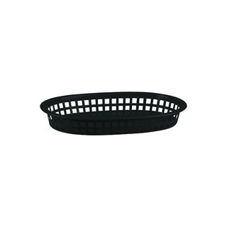 PP Rectangular Bread Basket 240x150x50mm Black