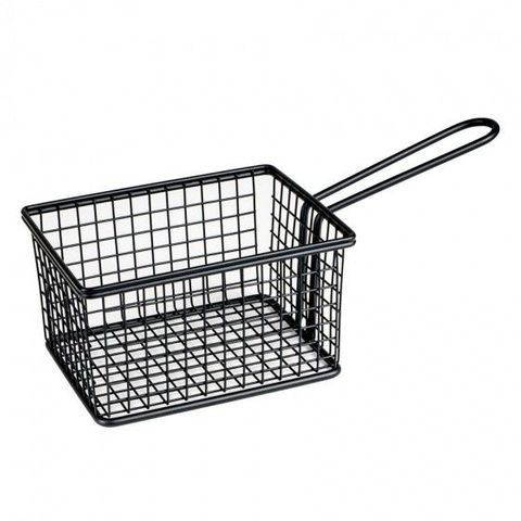 Service Basket - Rectangle Black 142x114x80mm MODA