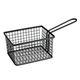 Service Basket - Rectangle Black 142x114x80mm MODA