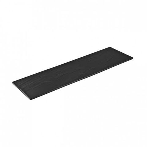 Melamine Rectangular Taroko Platter 525x160mm Black RYNER