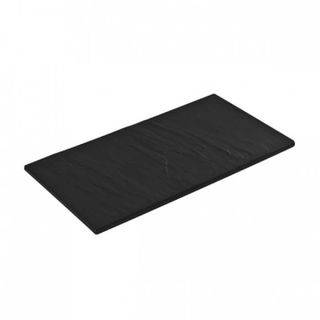 Melamine Rectangular Taroko Platter 325x175mm Black RYNER