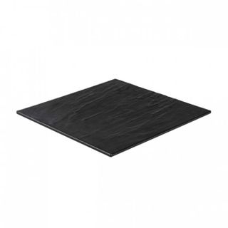 Melamine Square Taroko Platter 368x368mm Black RYNER