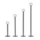 Table Number Stand 450mm Black Base 70mm