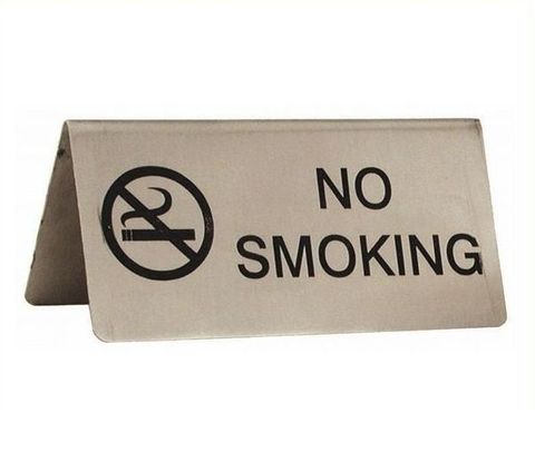 No Smoking Sign 18/8 43mmx100mm
