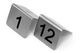 A Frame Table Numbers S/Steel 25-36 SET