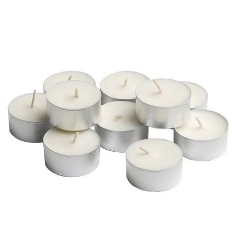 White tea light deals candles