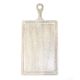 Mangowood Serving Board Rectangular w/HDL 260x360x180mm White