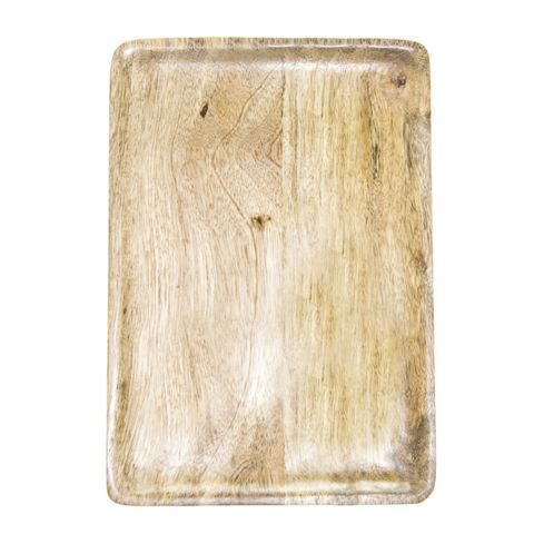 Mangowood Serving Board Rectangular 350x255x15mm Natural