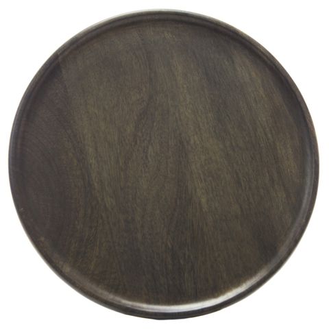 Mangowood Serving Board Round 300x15mm Dark