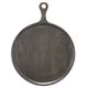 Mangowood Serving Board Round w/HDL 250x350x15mm Dark