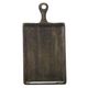 Mangowood Serving Board Rectangular w/HDL 260x360x180mm Dark