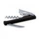 Bartenders Corkscrew & Bottle Opener w/Serrated Blade