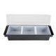 3-Compartment Deep Condiment Holder 490x160x97mm