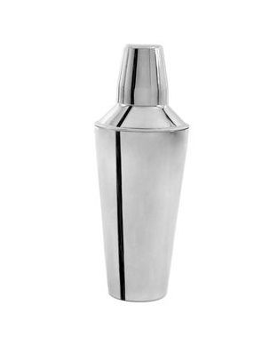 Cocktail Shaker 750ml - 3 Piece 18/8 Mirror Polished