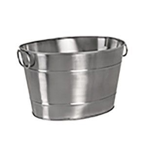 Moda Brookyln Beverage Tub - Stainless Steel Oval