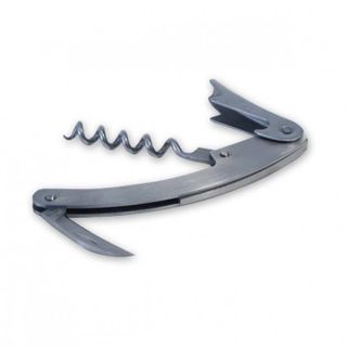 S/S Curved Waiters Friend with Serrated Blade